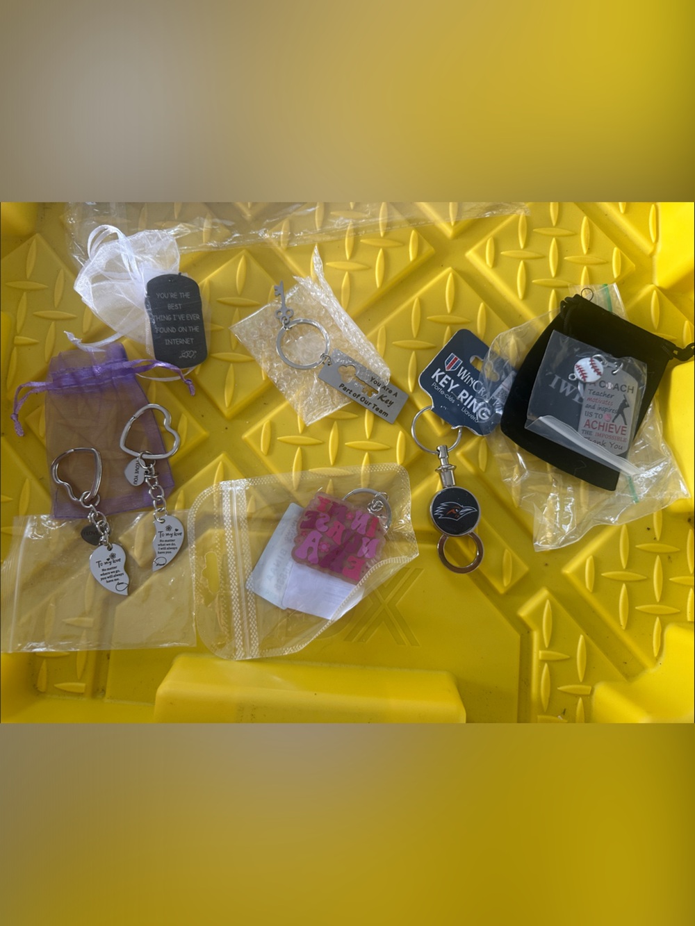 Assorted  Keychains - 7 total